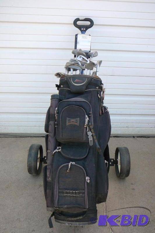 Gulf Bag, Clubs and Cart Datrek-Bag Piemeadow...