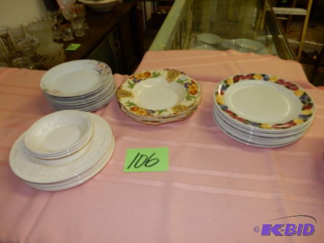 Misc. Plates as pictured
