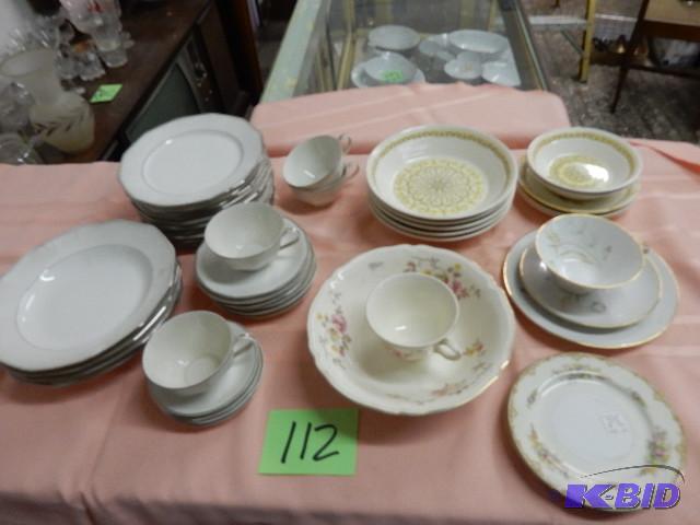 Misc. Dinnerware as pictured