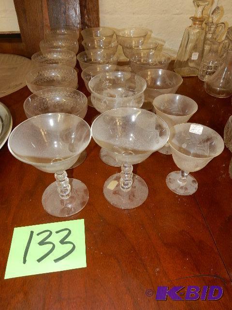 Crystal ChampagneDesert dishes