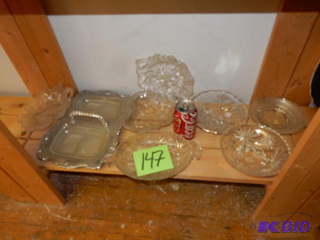 Cut Glass Serving items