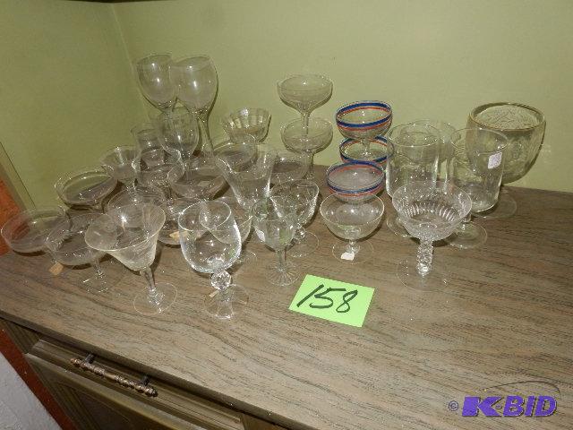 Misc. Glassware as pictured