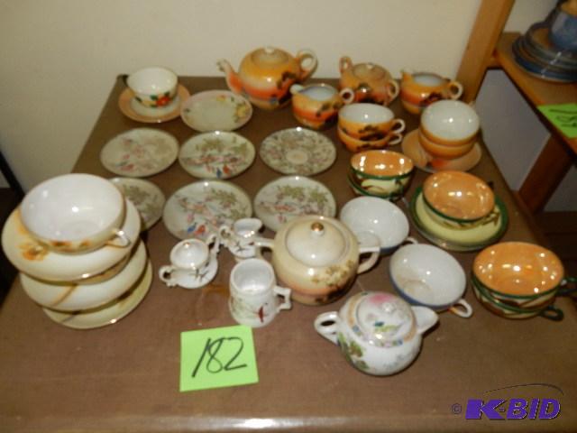 Misc. Tea Set pieces are pictured