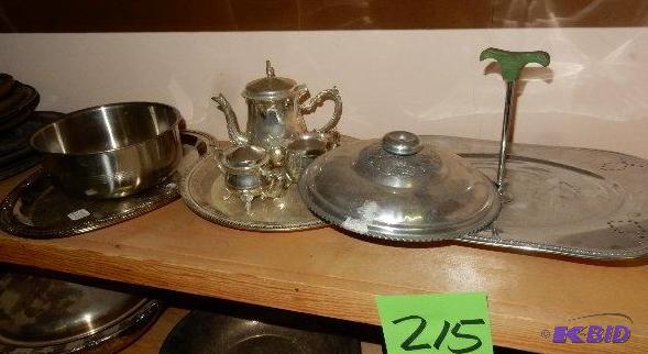 Chrome Coffee Service and Serving items