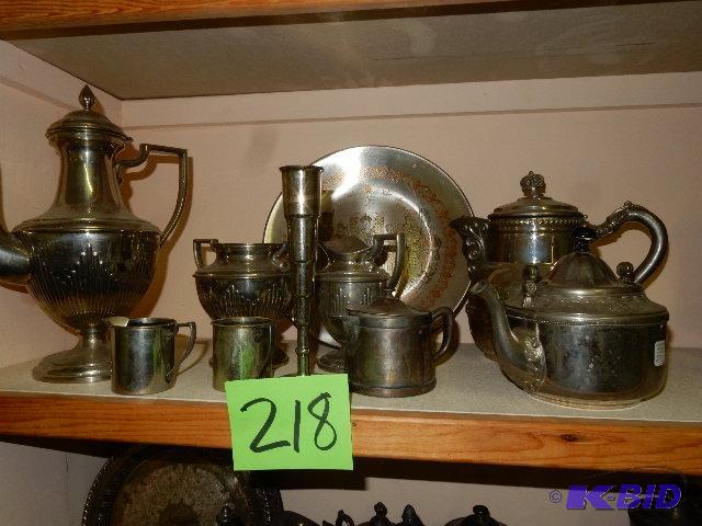 Silver Plate items as pictured
