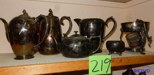Silver Plate items as pictured