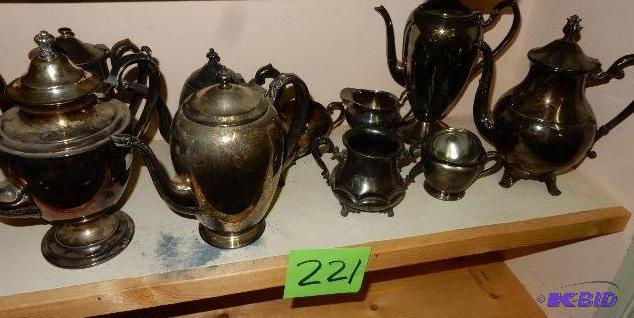 Silver Plate items as pictured