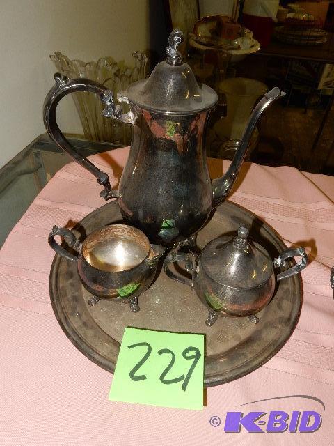 Silver Plate items as pictured