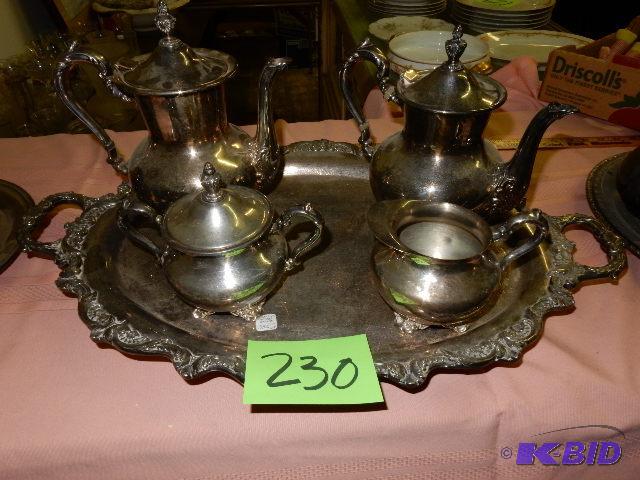 Silver Plate items as pictured