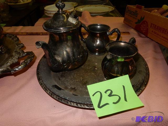 Silver Plate items as pictured