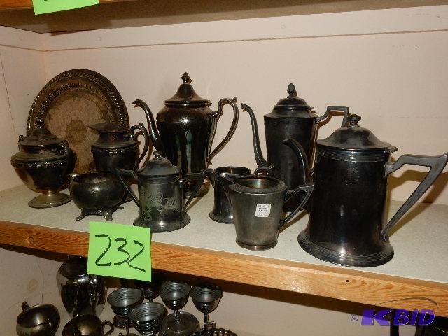 Silver Plate items as pictured