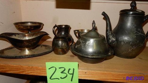 Silver Plate items as pictured
