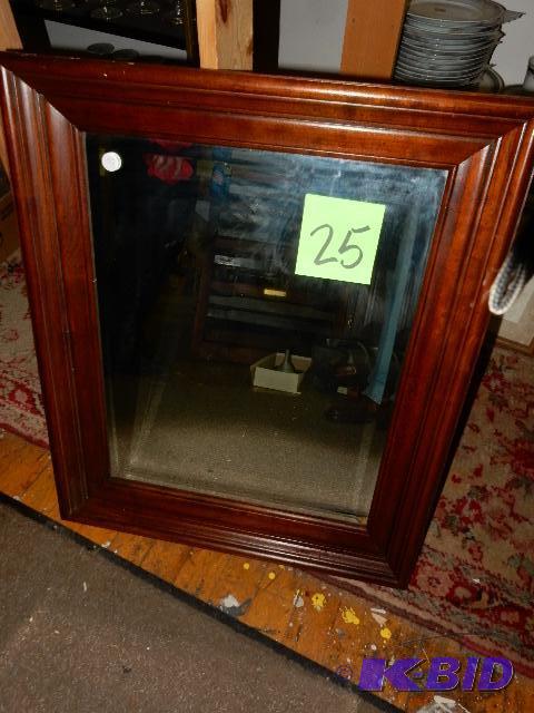 Walnut mirror