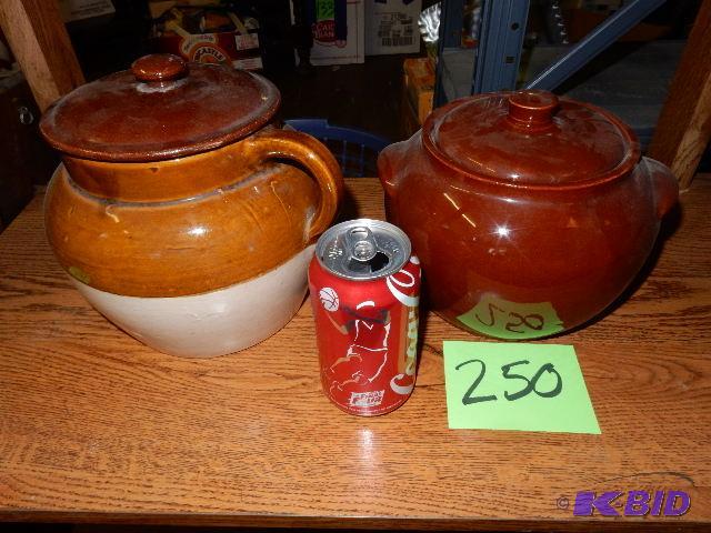 2 Bean Pots