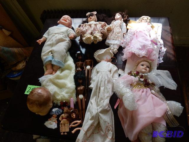 Misc. Dolls as pictured