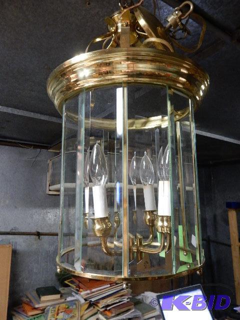 Beveled glass Chandelier