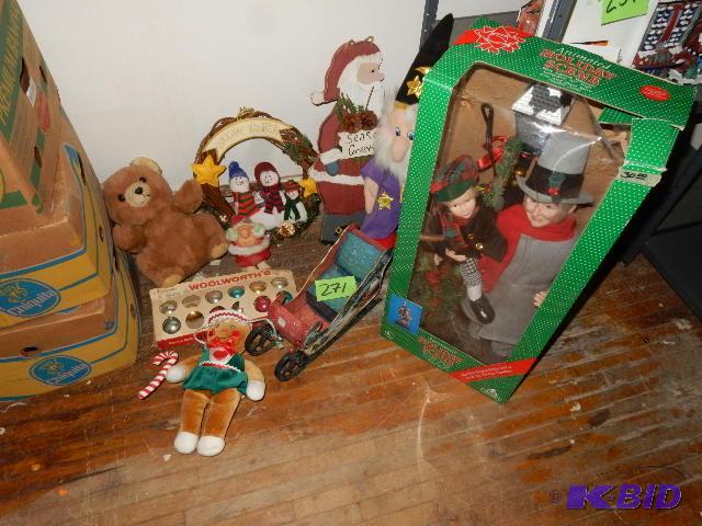 Misc. Christmas Items, Bob Kratchet and Tiny Tim