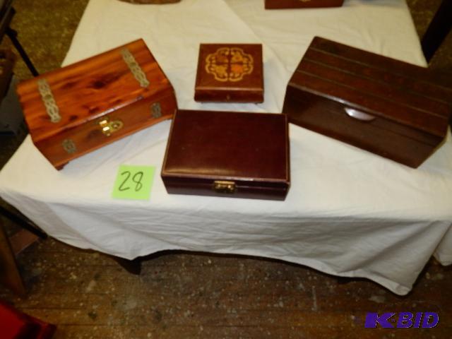 Misc. decorative storage boxes