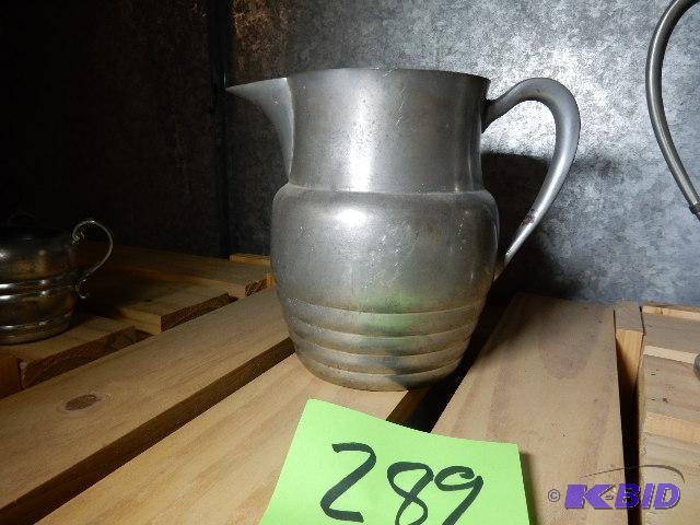 Pewter Water Pitcher