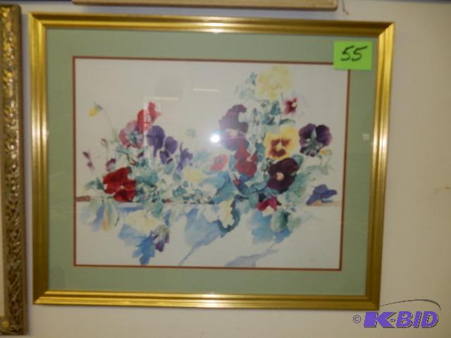 Nicely Framed Picture