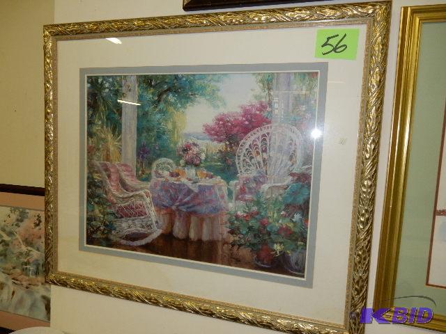 Nicely Framed Picture