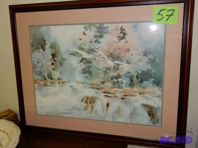 Nicely Framed Picture