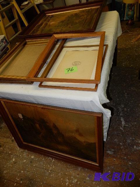 6 Frames.. Not sure of the ages, but some look to be antique.