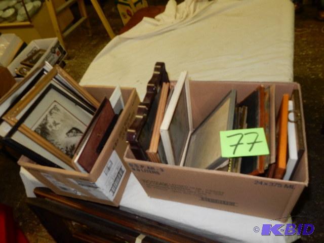2 Boxes of Misc. Frames