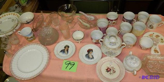 Misc. Glassware as pictured