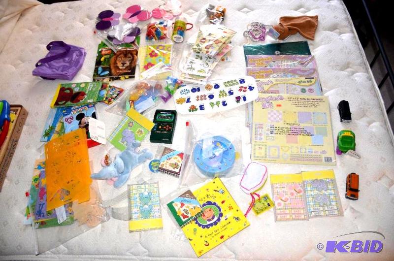 lot 155 image: Young childrens toys, refrigerator magnets...