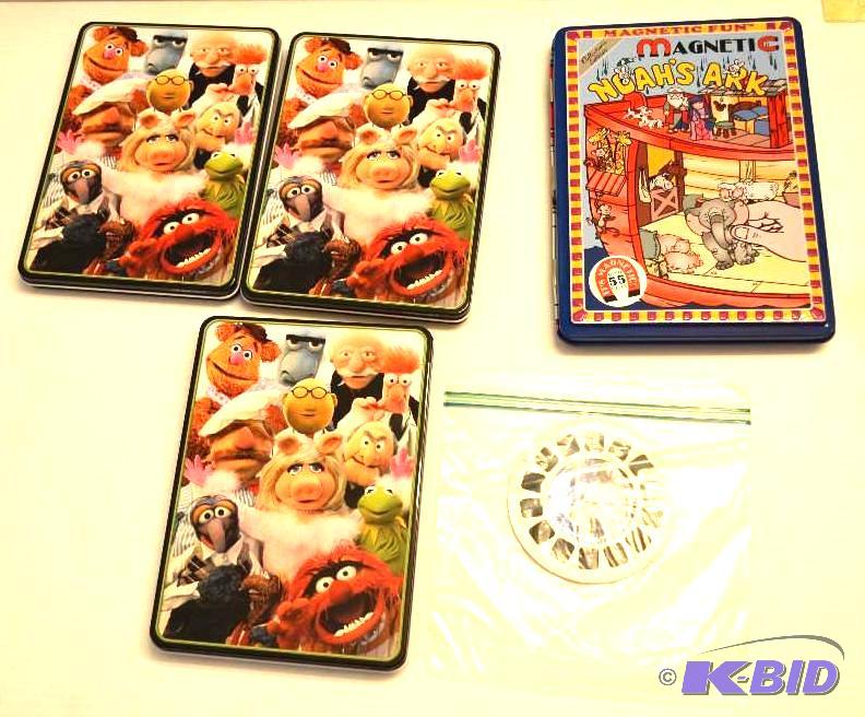 lot 157 image: Young childs magnetic Noahs Ark, Muppets...
