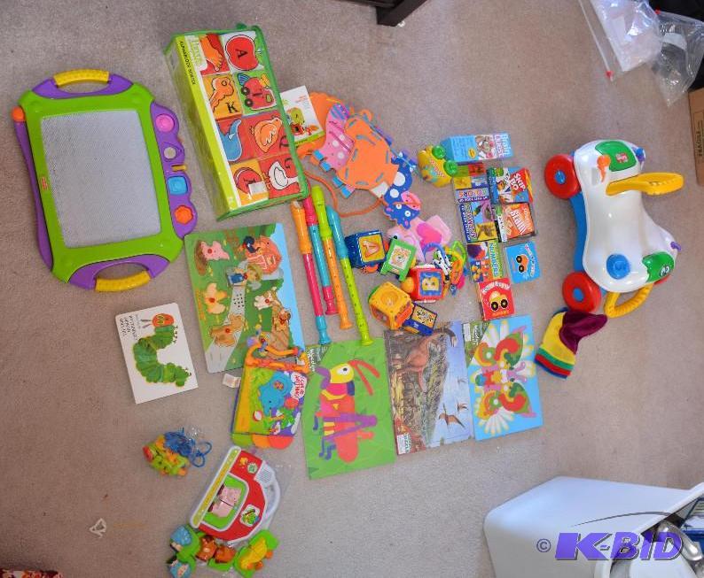 lot 186 image: Three unopened puzzles, Scrabble, Brainquest,...