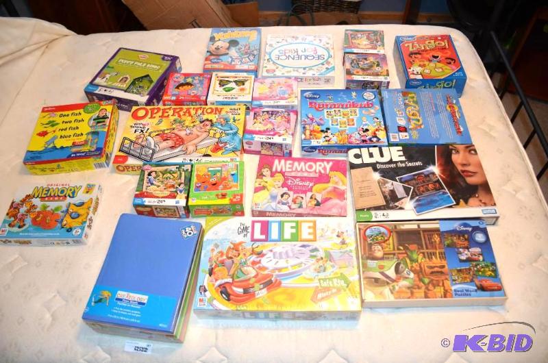 lot 187 image: Disney real wood puzzle (new unopened), Life ...