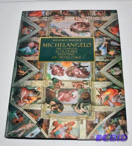 lot 197 image: Large book &quotMichelangelo" by Willia...
