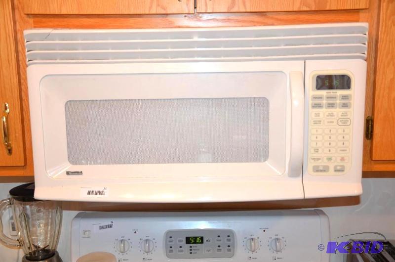lot 21 image: Kenmore microwave  range hood model 66569612...