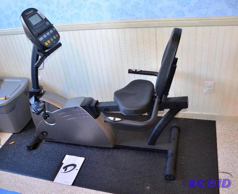 lot 73 image: Diamondback stationary bicycle, 400 series po...