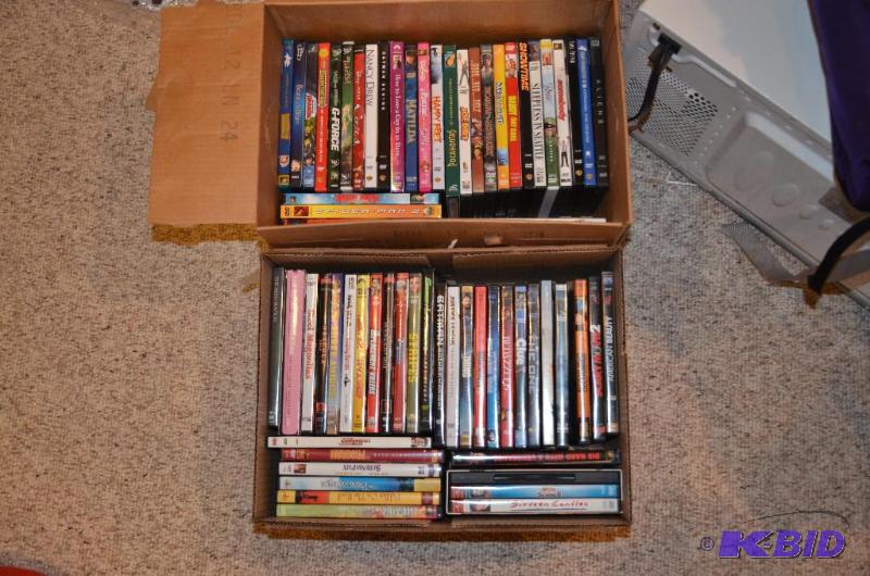 lot 93 image: DVDs, approximately 67...