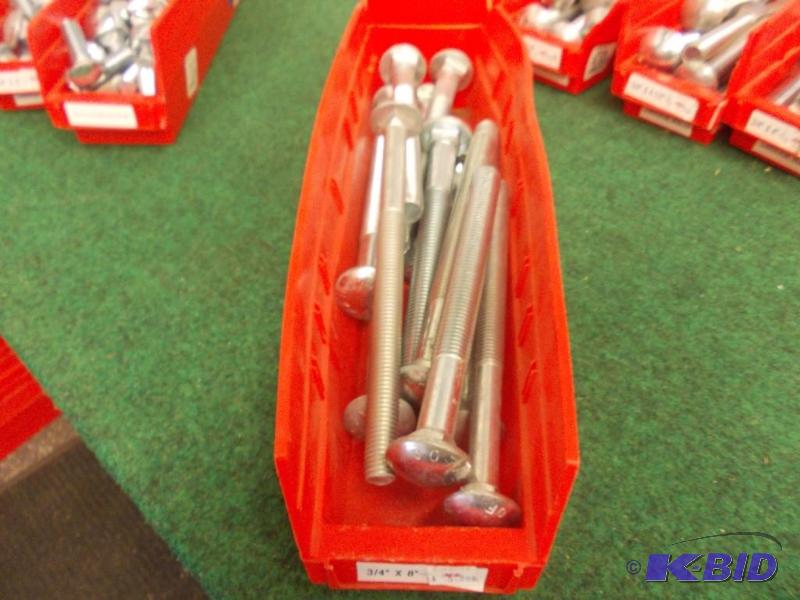 34 x 8 &amp 9 Carriage Bolts...