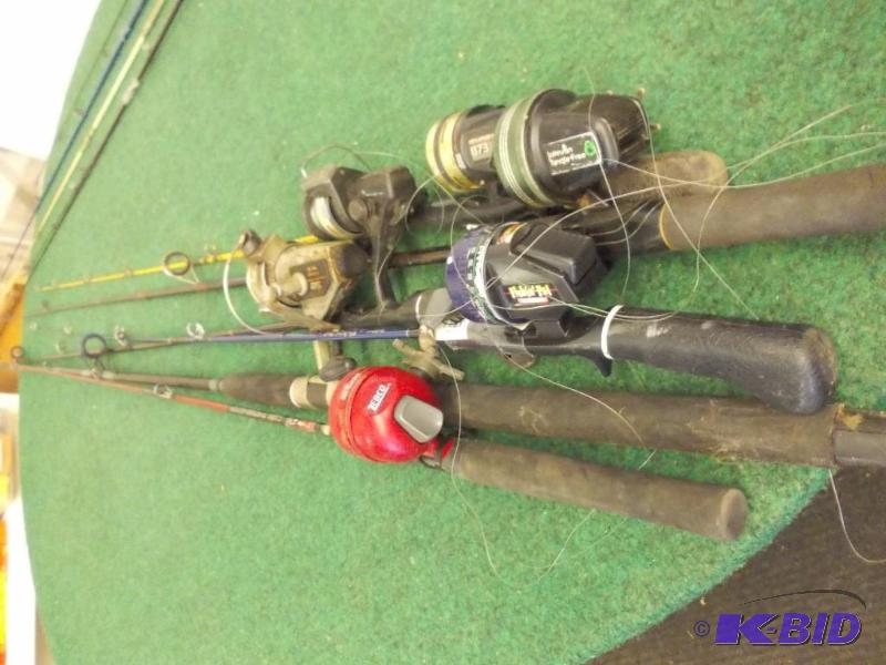 Assorted Fishing Rods &amp Reels...