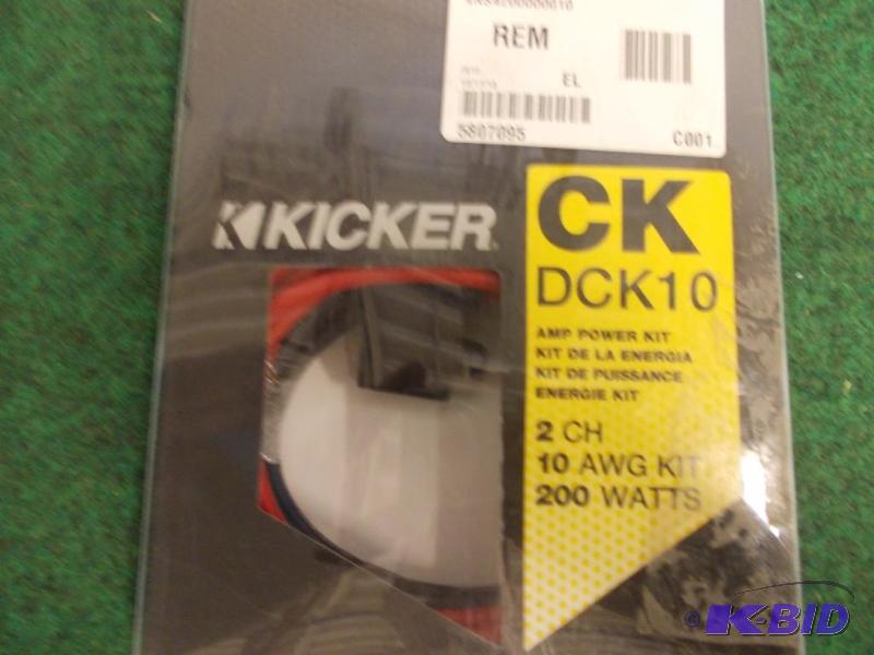 NEW Kicker Amp Installation Kit...