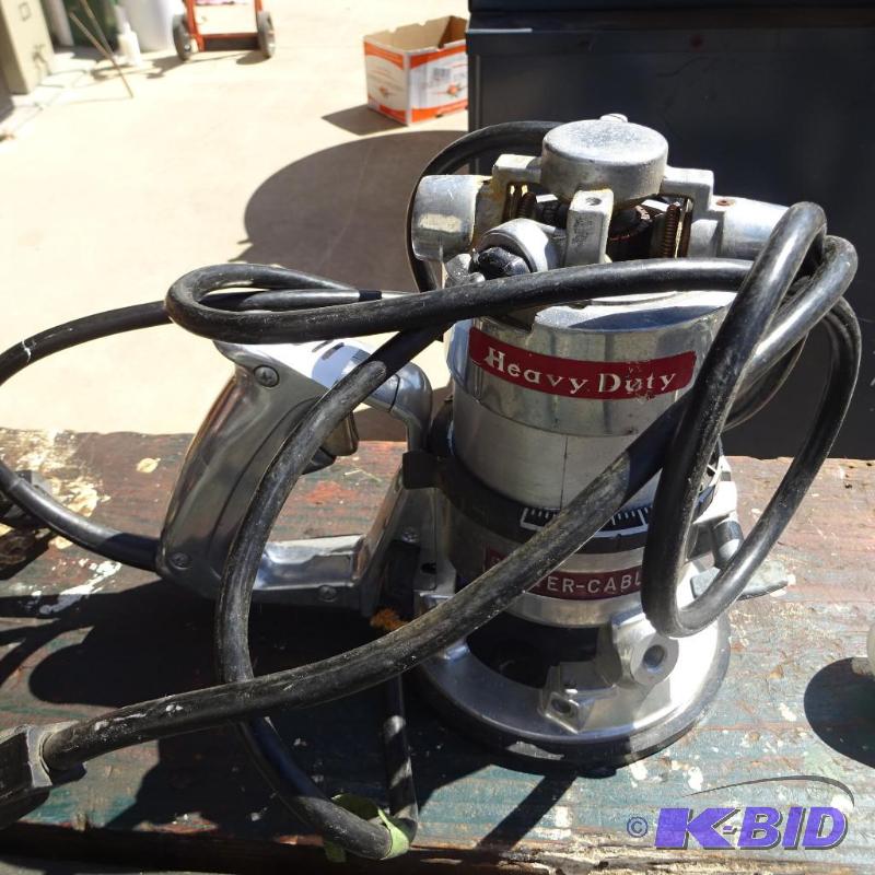 Porter Cable Heavy Duty Router Works....