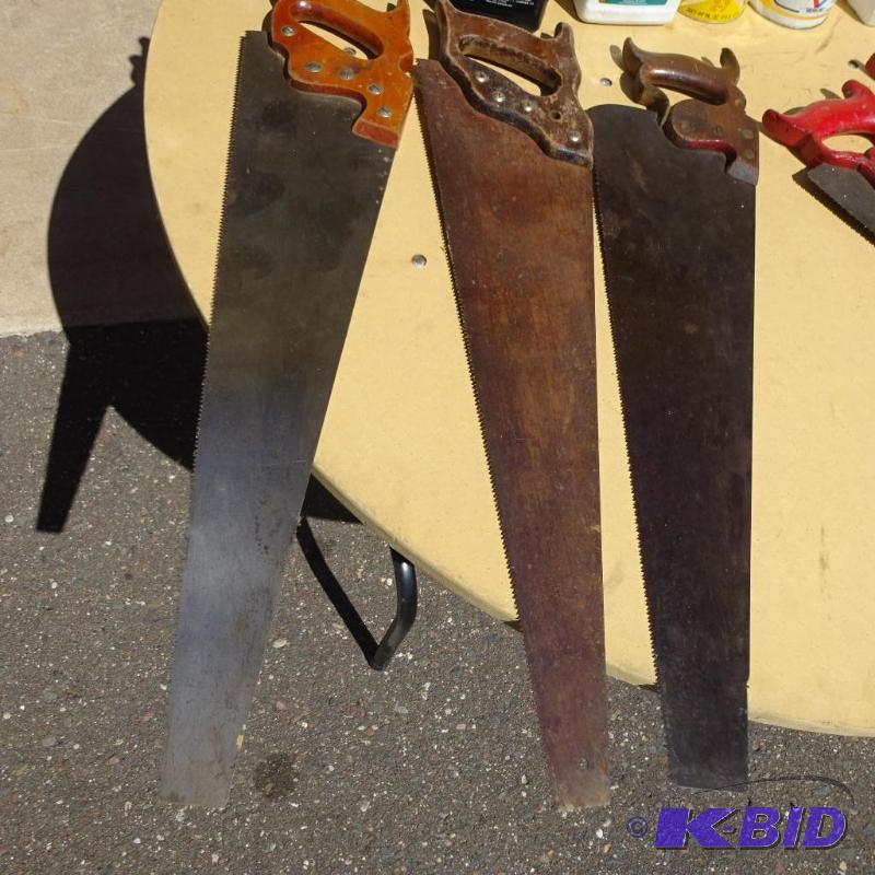 3 Hand Saws...