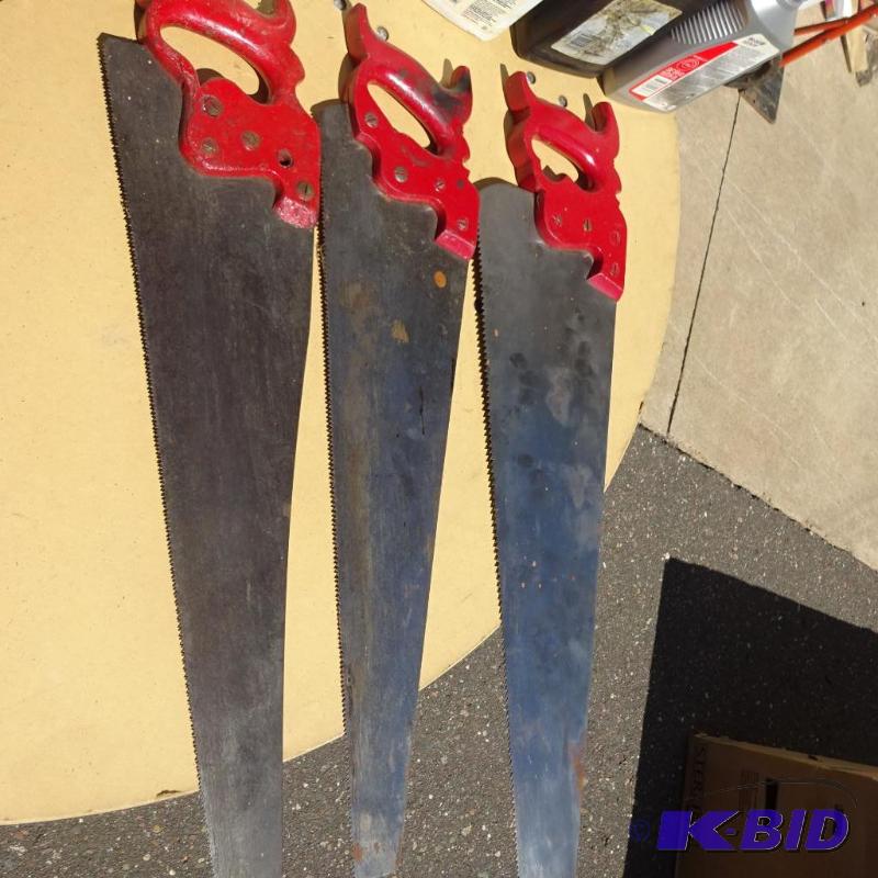 3 Hand Saws...
