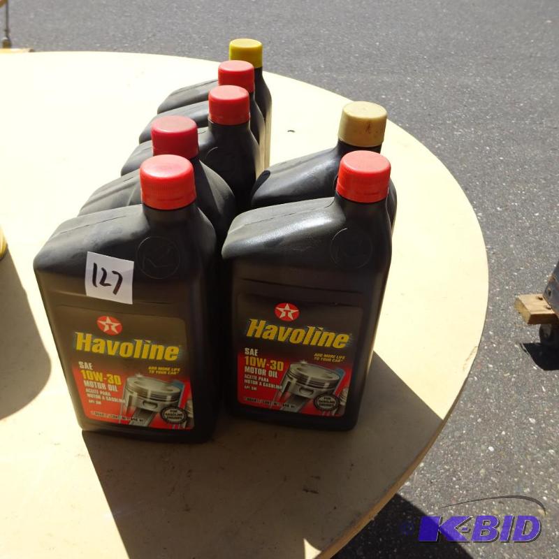 7 Qts. Of 10 W 30 Oil...