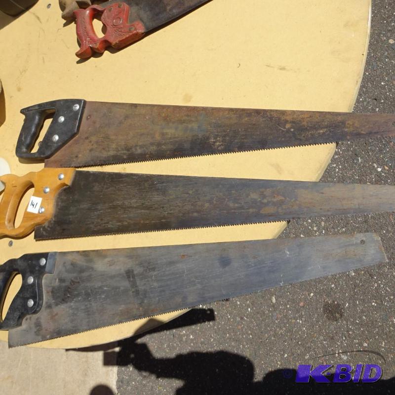 3 Hand Saws...
