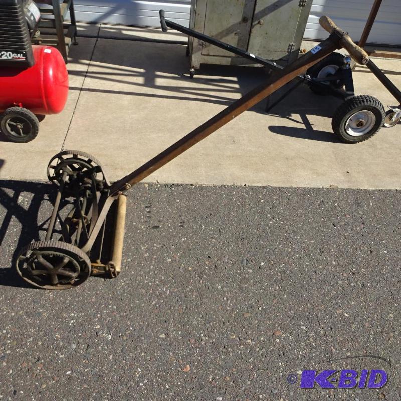 Vintage Silver Queen Reel Mower...