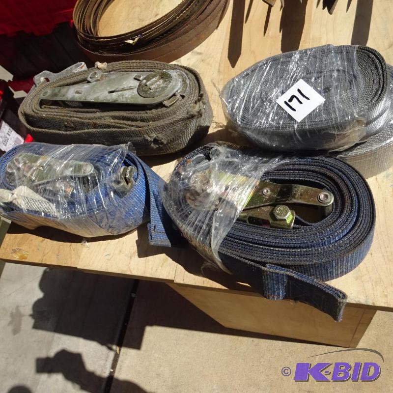 3 Ratchet Straps, 2 are 12 Track....
