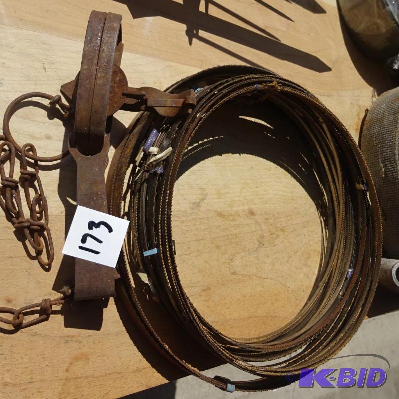 Small Foot Trap and Band Saw Blades...