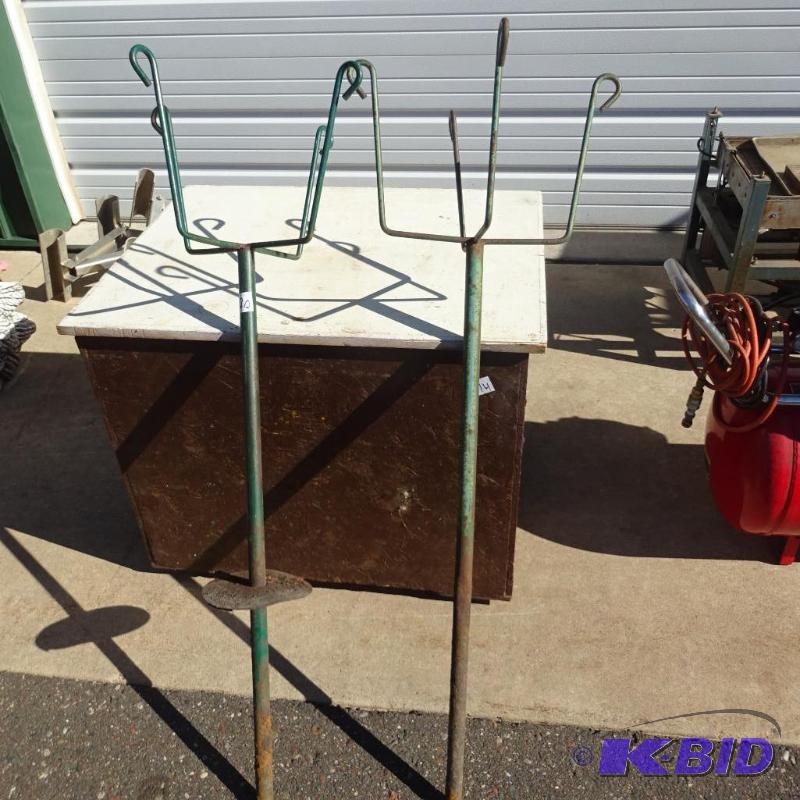 In Ground Planter Holders 47&quot Tall Qty 2...