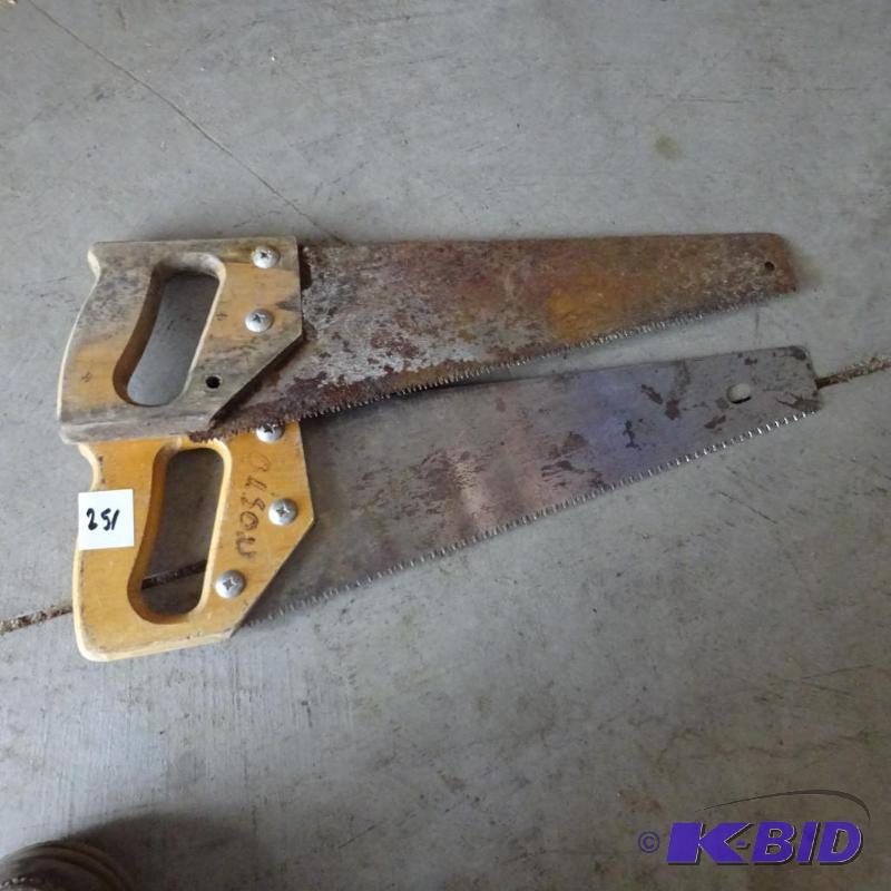 2 Hand Saws...